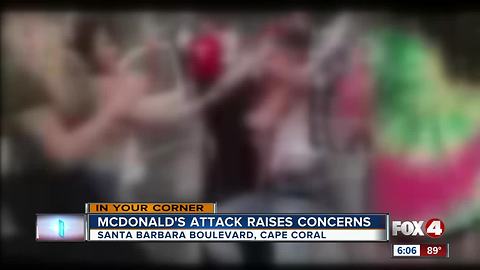 Teens Brawl at Cape McDonalds