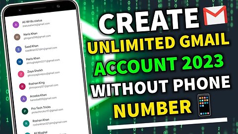 🔥 How to Create Unlimited Gmail Accounts Without Number Verification | Get Unlimited Gmail Accounts