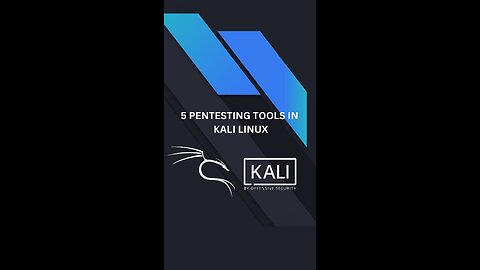 5 pentesting tools in kali Linux