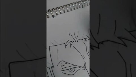 HOW TO DRAW ZORO || One Piece || #shorts