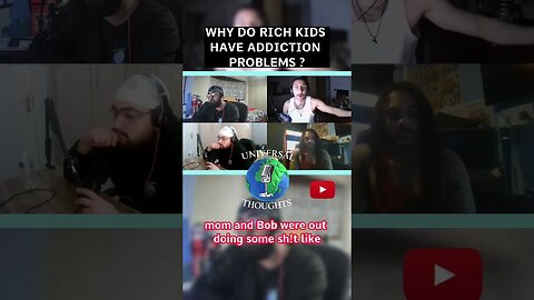 why do rich kids have addiction problems #shorts #debate #politics #money