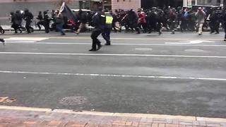 VIDEO | Protests get out of hand in the streets, people pepper sprayed