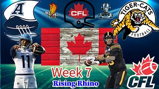 Toronto Argonauts vs Hamilton Tiger-Cats | Week 7 Watch Party and Play by Play