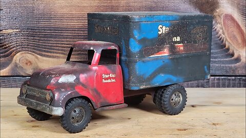 Rusty 1950's Tonka Starkist Tuna Truck Restoration