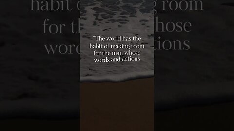 The world has the habit of making room for. #shorts #quotes #habit