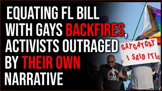 Equating FL Bill With Gay People BACKFIRES, Activists Outraged By Their Own Insinuation