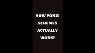 How Ponzi Schemes Work: The Good, The Bad and The Ugly #shorts