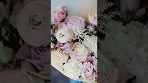 Light Pink Flowers Bouquet|#short| new jubin |#amazingworld
