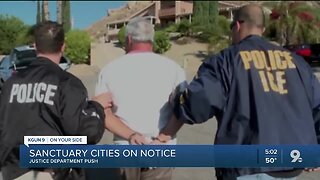 Justice Dept squeezes sanctuary cities