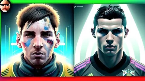 JOGADORES DE FUTEBOL I.A CYBER PUNK.#inteligenciaartificial #ia @shortsememes