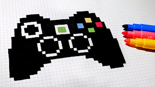 how to Draw game controller - Hello Pixel Art by Garbi KW