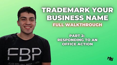 How We Responded To Our Office Action | Trademarking FBP: Part 2