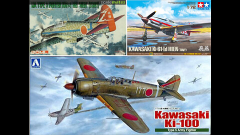 Episode: 25 Kit Review 1/72 scale Kawasaki Ki-61/100 Hien (Tony)