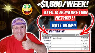 This Affiliate Marketing Method Pays Me +$1,600! DO It Now! (Make Money Online For Beginners 2023)
