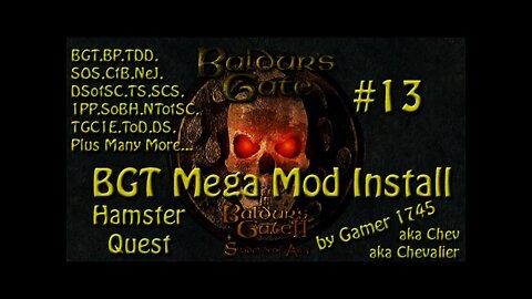 Let's Play Baldur's Gate Trilogy Mega Mod Part 13 - Hamster Quest