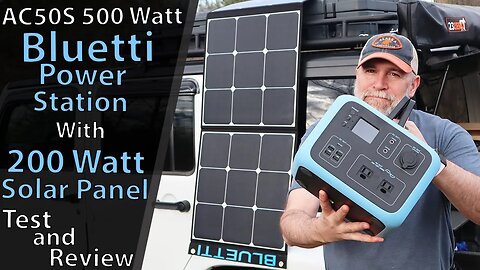 PERFECT Power System for Camping or Power Outage - Bluetti AC50S Power System and 200 W Solar Panels