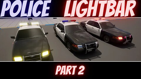 Unreal Engine 5 - Police Emergency Lightbar - Part 2