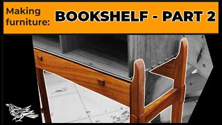 Making Furniture - Bookshelf - Part 2 // Using traditional hand-tools