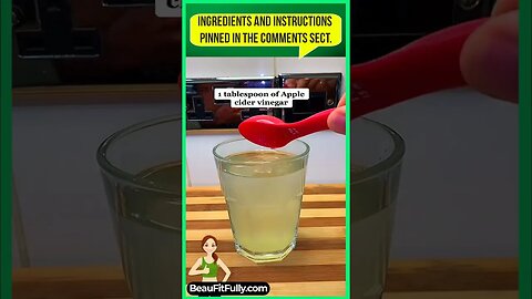 Lemon And Apple Cider Vinegar For Weight Loss! #tiktok #weightloss #drink #shortsvideo #shorts