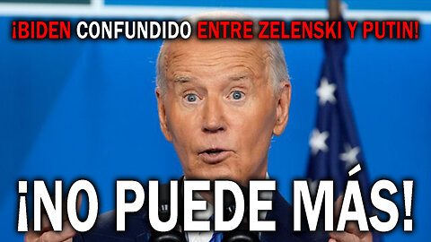 ¡NO PUEDE MÁS! Biden presentó al presidente de Ucrania... ¡¿Vladímir Putin?! - DMP VIVO 156