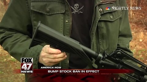 A federal bump stock ban starts today. Here's what that means for owners