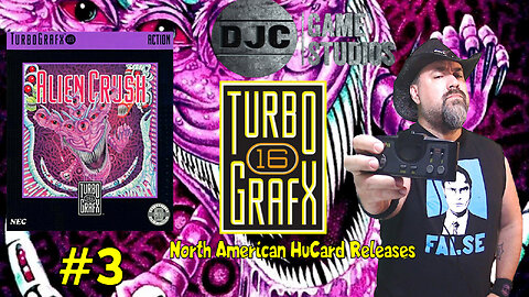 TURBOGRAFX 16 - North American HuCard Releases #3 - "ALIEN CRUSH"
