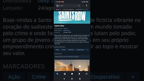 Saints Row (2022) em promoção na Steam