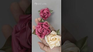 Creative and Realistic Ribbon Roses - DIY Flowers for Special Occasions