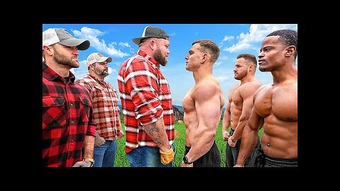 FARMERS VS BODYBUILDERS (Who Is Stronger?)