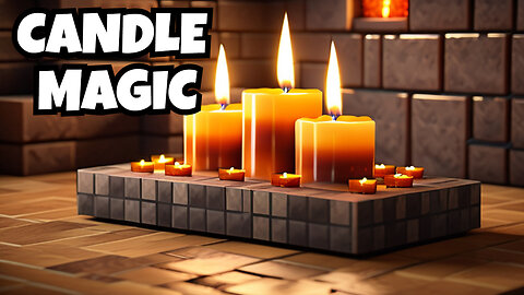 Minecraft | How To Make A Candle Holder