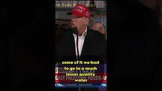 Trump has the Best Water | Subscribe for more ------}