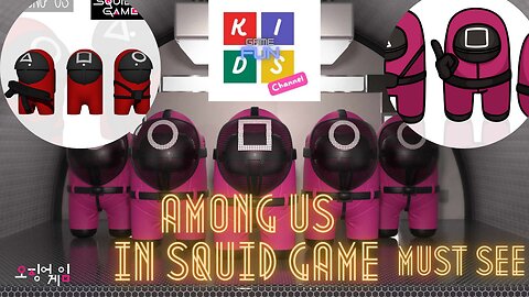 Among us in squid game must see, so funny. (test games for children and teenagers)