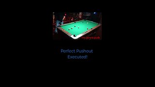 The 4 ball asking to be knocked down. #pool #billiards #9ball #9ballpool #pushout