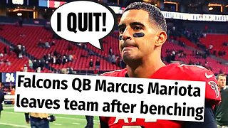 Marcus Mariota QUITS On Atlanta Falcons After He Gets BENCHED For QB Desmond Ridder