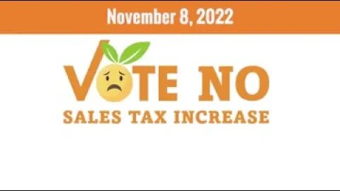 Vote NO on the 1% Tax Increase