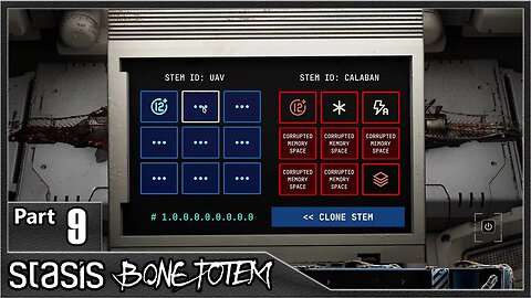 Stasis Bone Totem, Part 9 / Incinerator Control, Launch Tube, Submersible Rover, Clone Stem, Belt