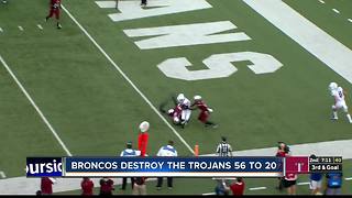 Broncos beat Troy 56-20