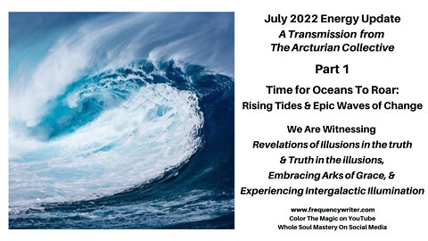 July 2022: Time for Oceans To Roar ~ Revelations of Illusions in the truth & Truth in the illusions