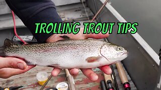 Trout Trolling Tips | How To Trolling For Trout In Lakes & Ponds.