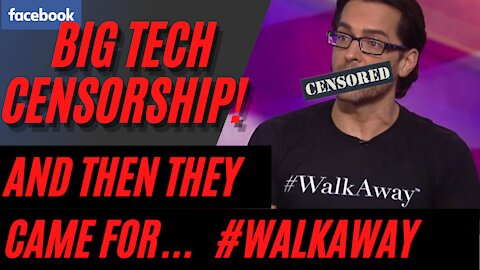 Facebook Censors Brandon Straka and the Walk Away Campaign: #WalkAway
