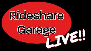 Rideshare Garage LIVE Stream | Uber Driver Lyft Driver Uber Eats driver