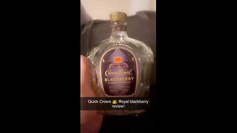 Self Appointed Booze and Brews Committee Episode 13: Crown Royal Blackberry