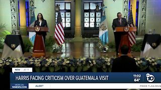 Harris facing criticism over Guatemala visti