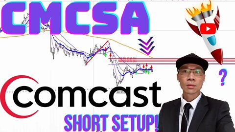 COMCAST $CMCSA - Short Setup After Earnings? Be Patient and Wait.