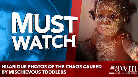 Hilarious photos of the chaos caused by mischievous toddlers