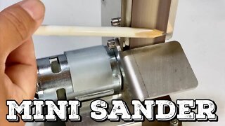 Mini Bench Top Belt Sander Review