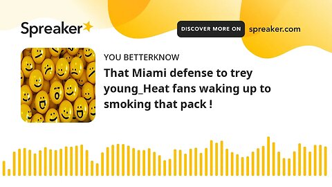 That Miami defense to trey young_Heat fans waking up to smoking that pack !