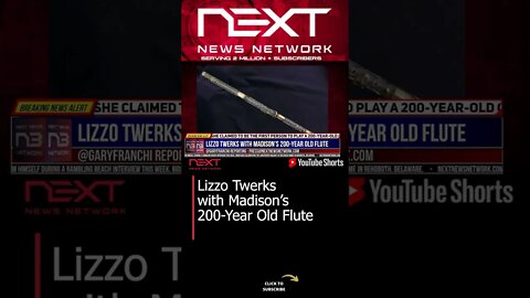 Lizzo Twerks with Madison’s 200-Year Old Flute #shorts