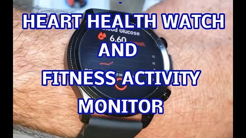 Fitness Activity Monitor Watch, Heart Rate, Blood Sugar and more