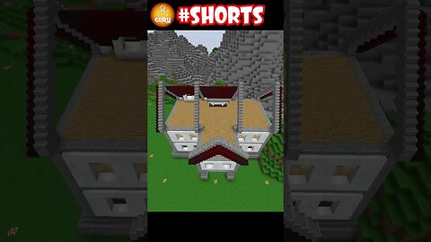 Fancy hotel in mountains of Minecraft #short #shorts